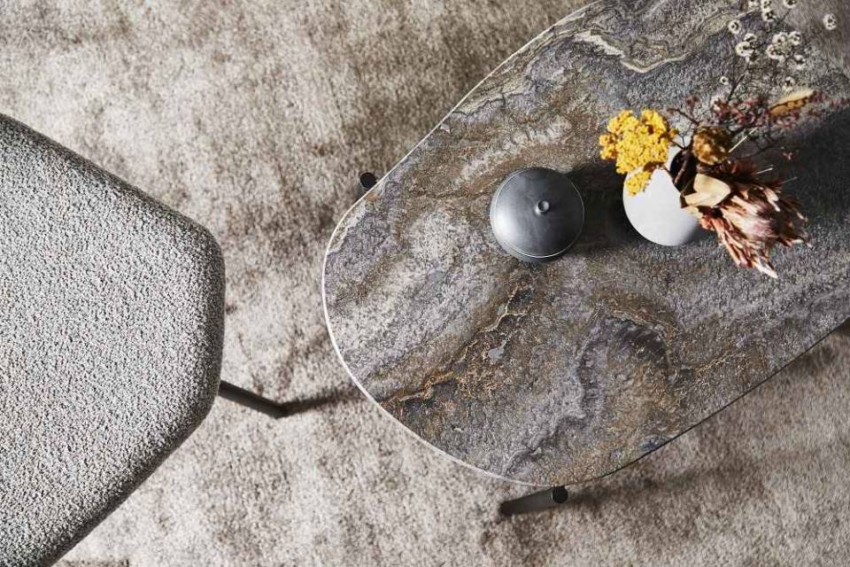 La Terra Ocassional table table basse GRANDE GRIS MELANGE Woud OFFRE SPECIALE