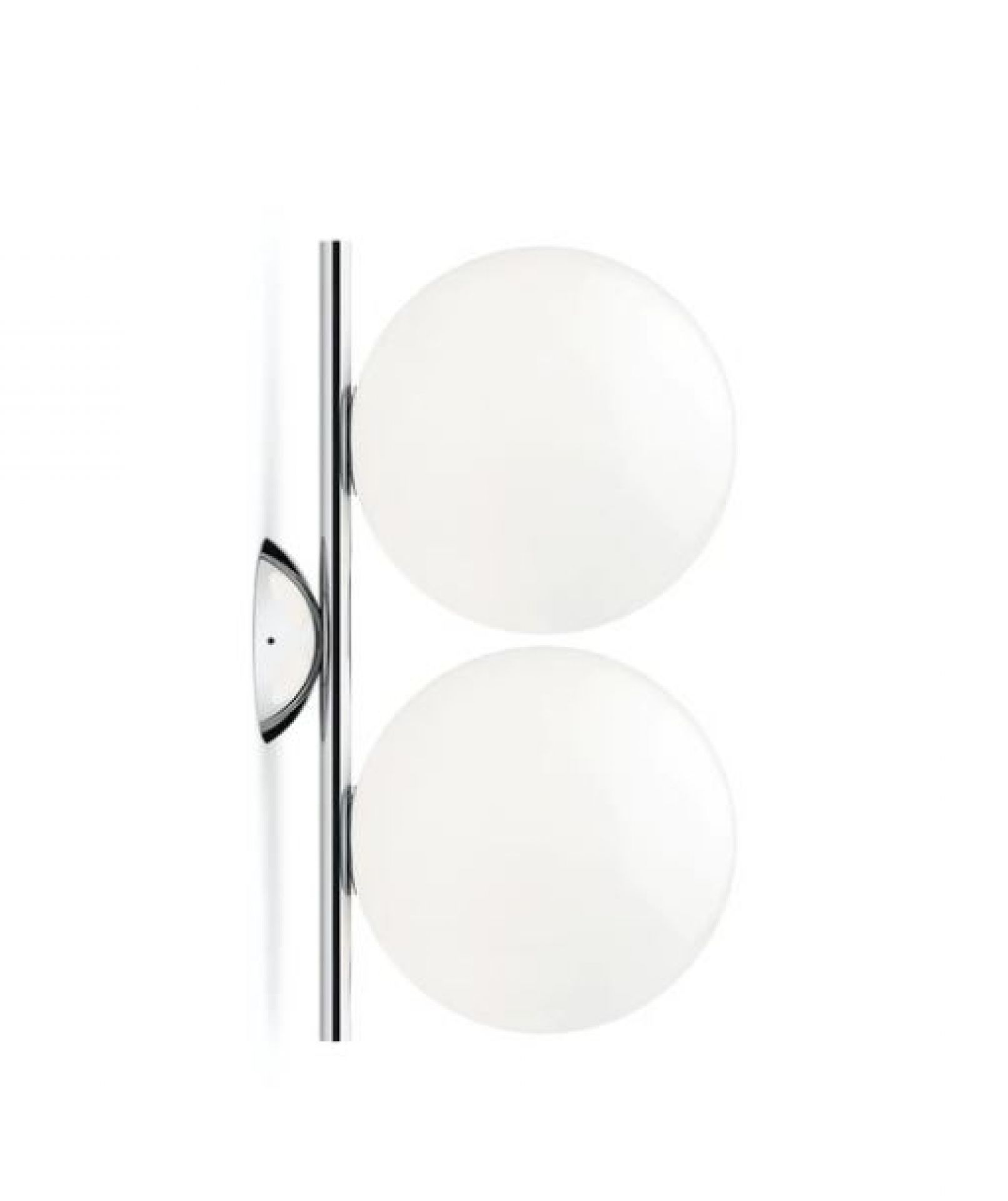 IC Lights C/W1 Double Applique / Plafonnier Flos Chrome