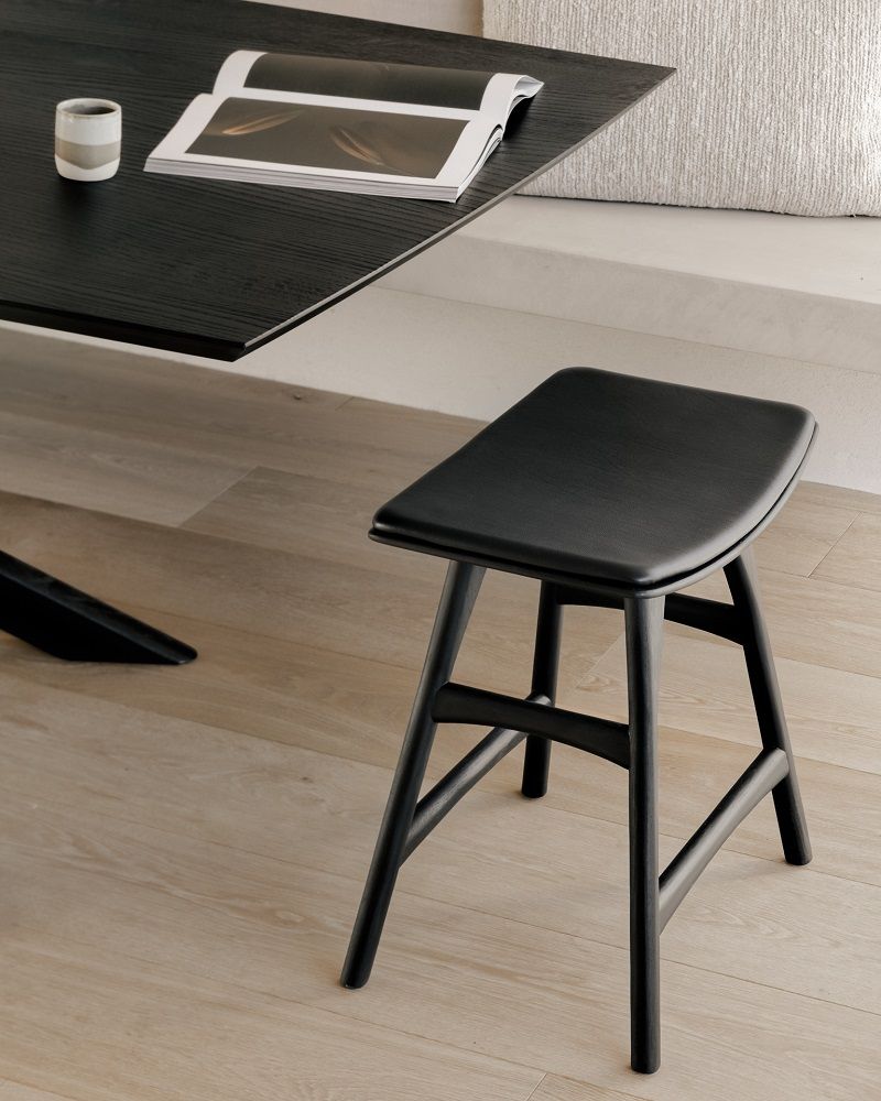 Mikado Table à manger rectangulaire Chêne noir Ethnicraft
