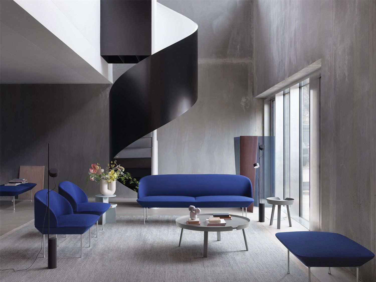 Oslo Pouf Tabouret Muuto