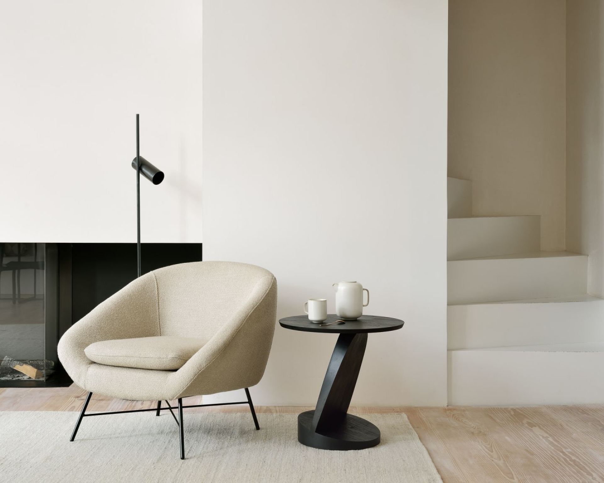 Barrow  Fauteuil Ethnicraft off white