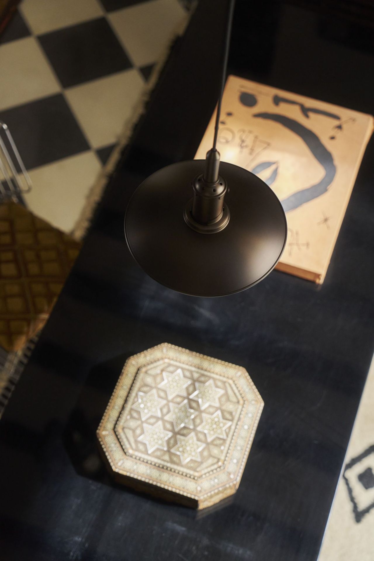 PH 3/3 Aged Brass Opal Lampe à suspendre Louis Poulsen