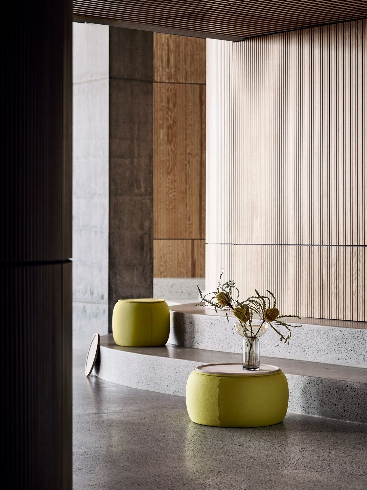 CONGA Tray plateau en chêne pour tabouret Softline