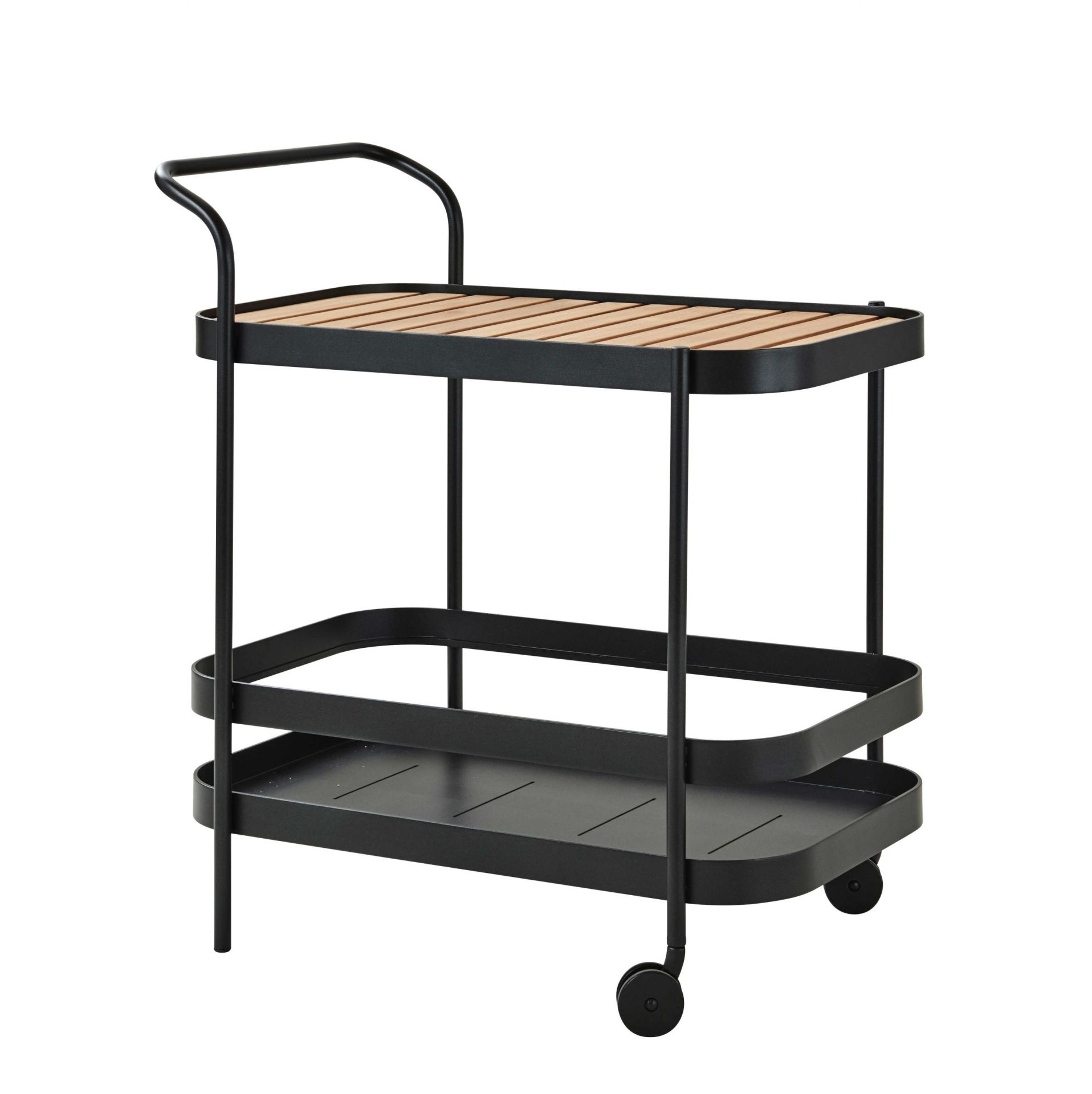 Roll Chariot de bar Gris lave Cane-Line