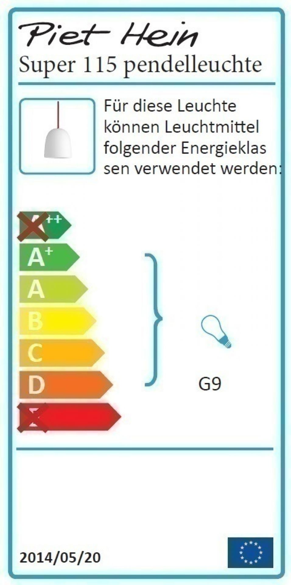 Luminaire suspendu Super115 de Piet Hein