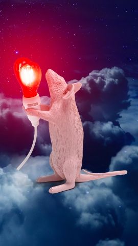Mouse Lamp Step Love Edition Lampe de table USB Seletti