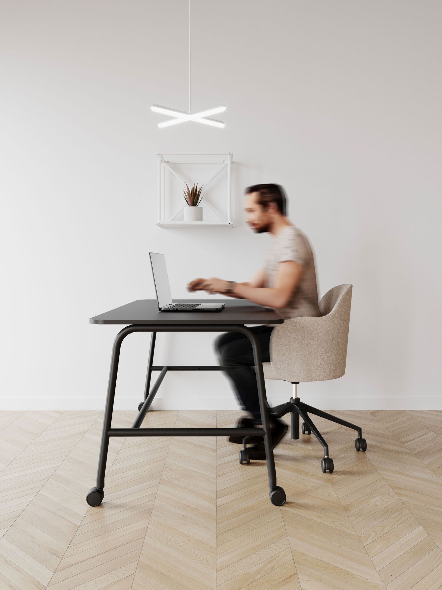 flos FS KP 5R chaise de conférence / chaise pivotante Bejot