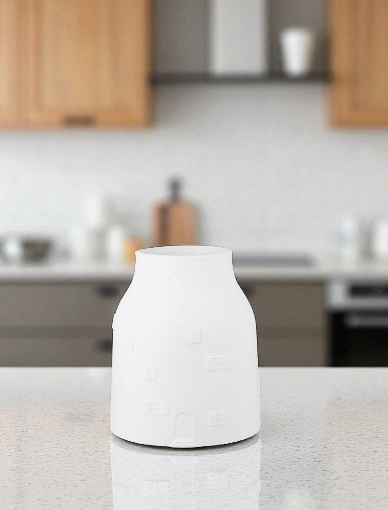 Vase Maison d'hiver Petite roue