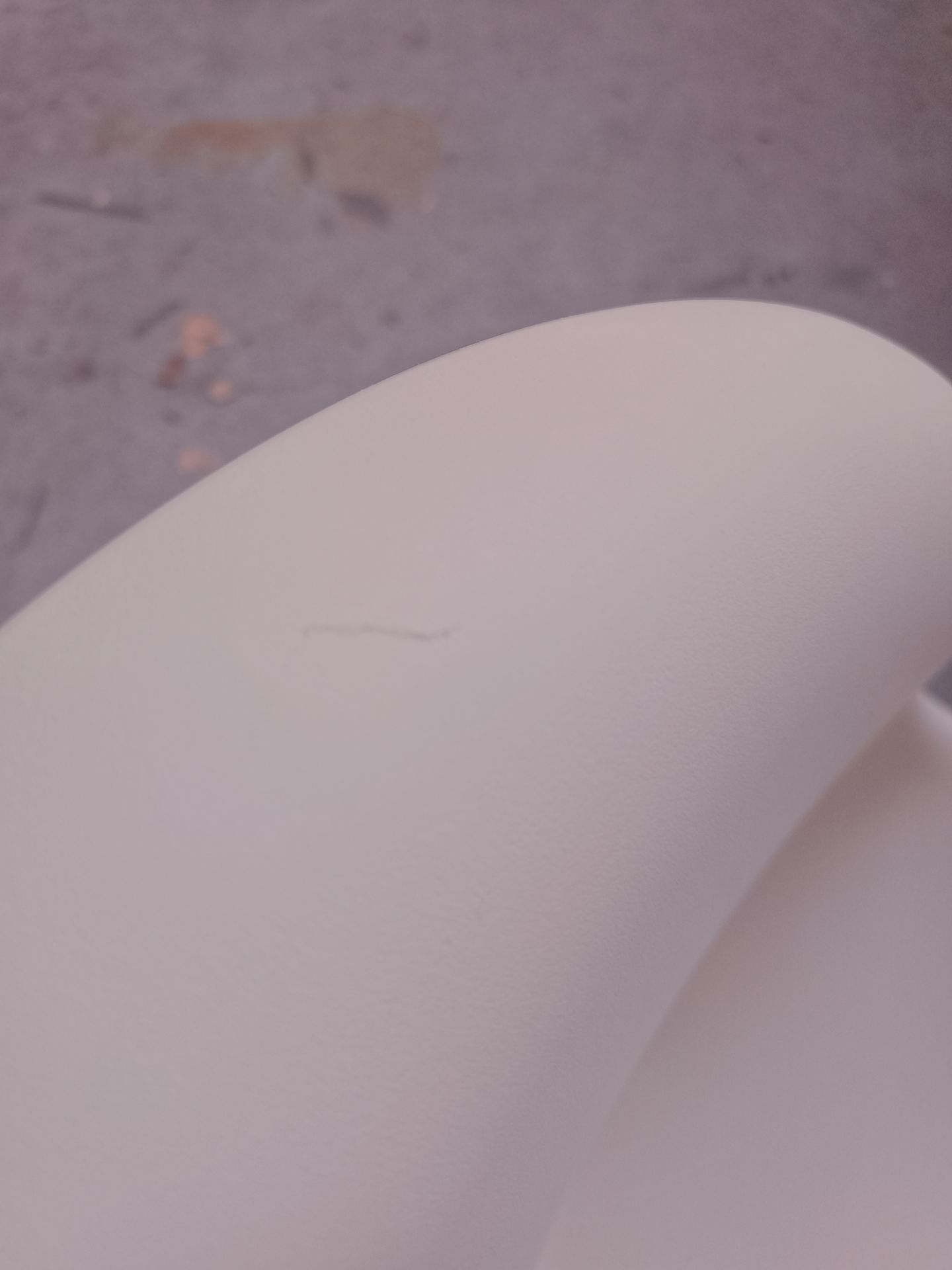 Panton Chair chaise en plastique Beige Vitra VERSION SPECIALE OBJECTS IMPARFAITS