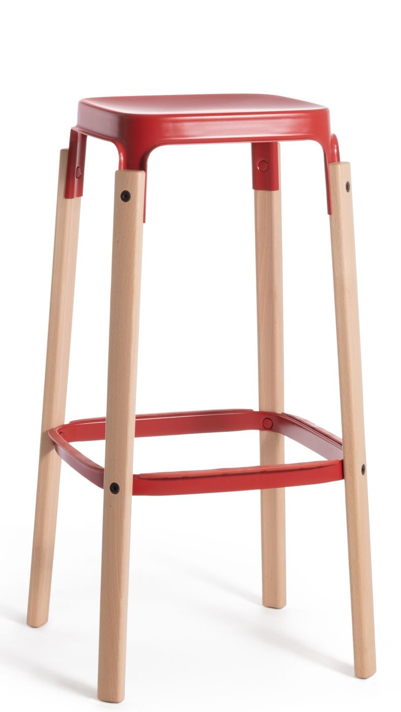 Steelwood Barstool Tabpotet de bar H 78 cm Magis