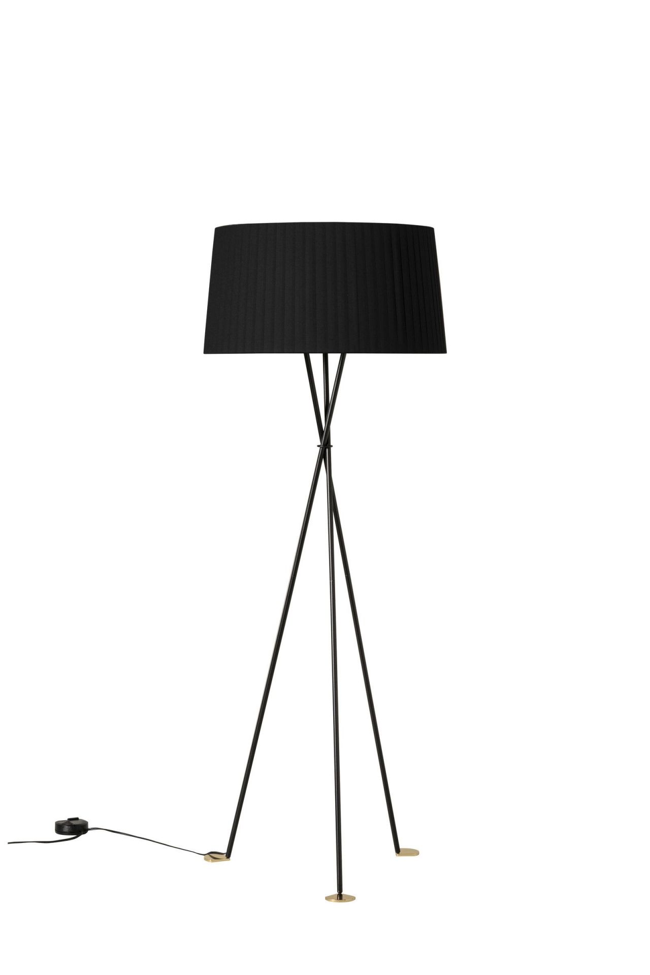 Tripode G5 Lampadaire noir Santa & Cole 