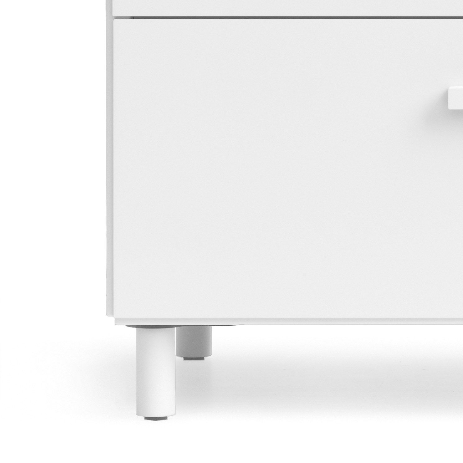Relief Set de 4 pieds pour commode blanc String Furniture