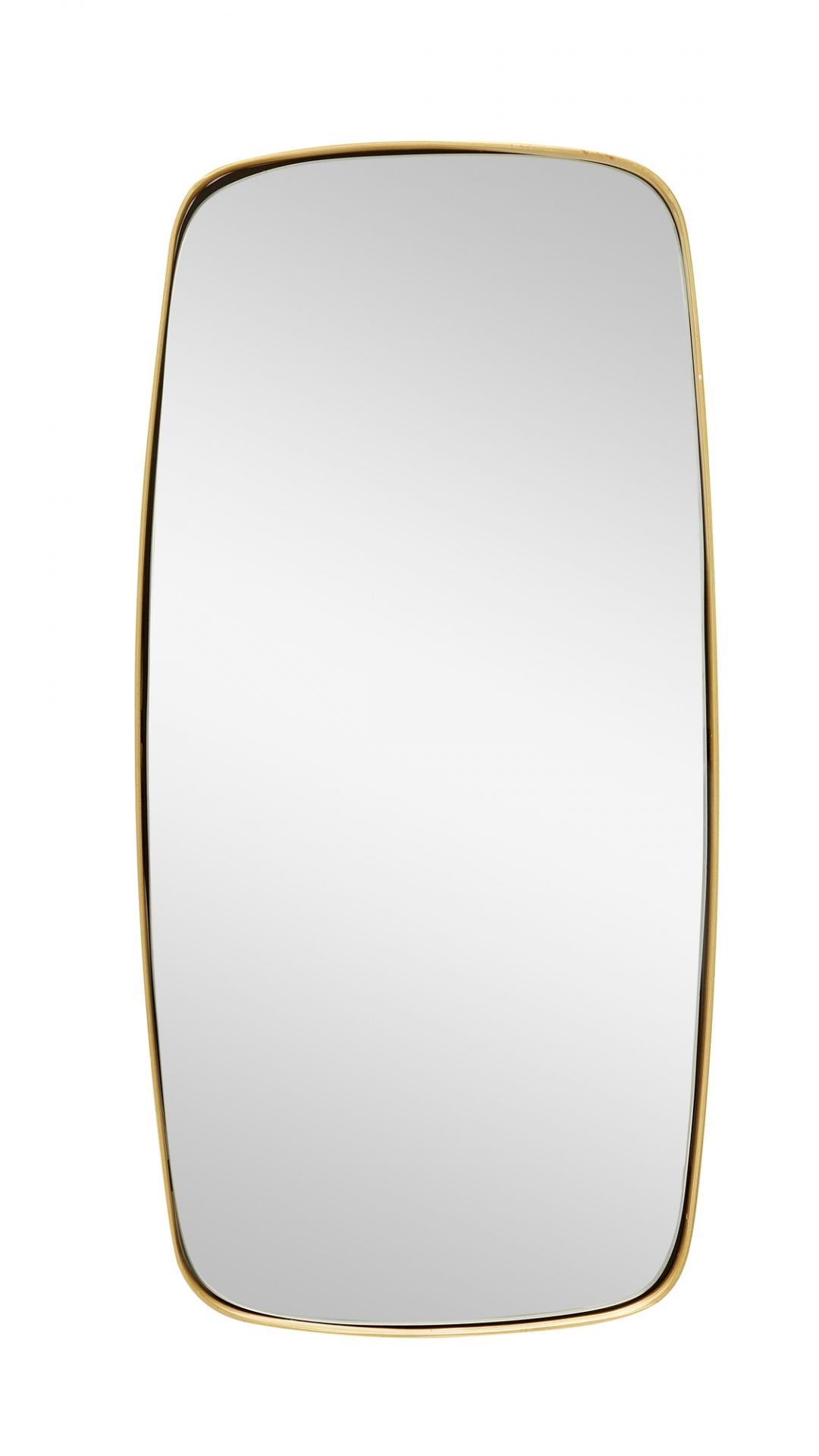 Mirror Brass Miroir Mural Hübsch Interior OFFRE SPECIALE
