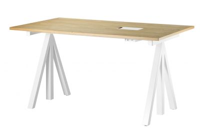 Works Bureau réglable en hauteur L140cm String Furniture
