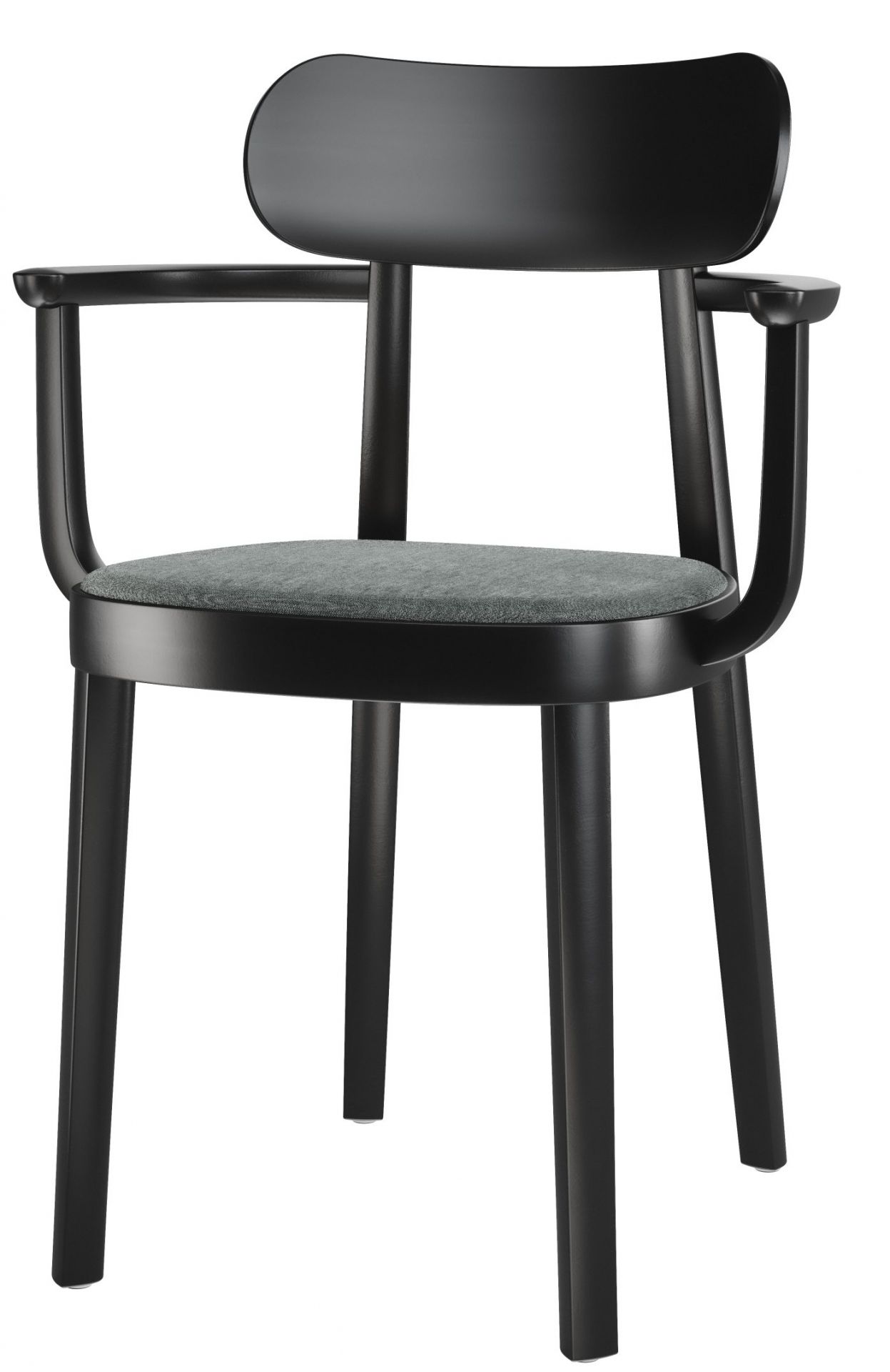 Chaise en bois avec accoudoirs 118SPF / 118 SpF Thonet
