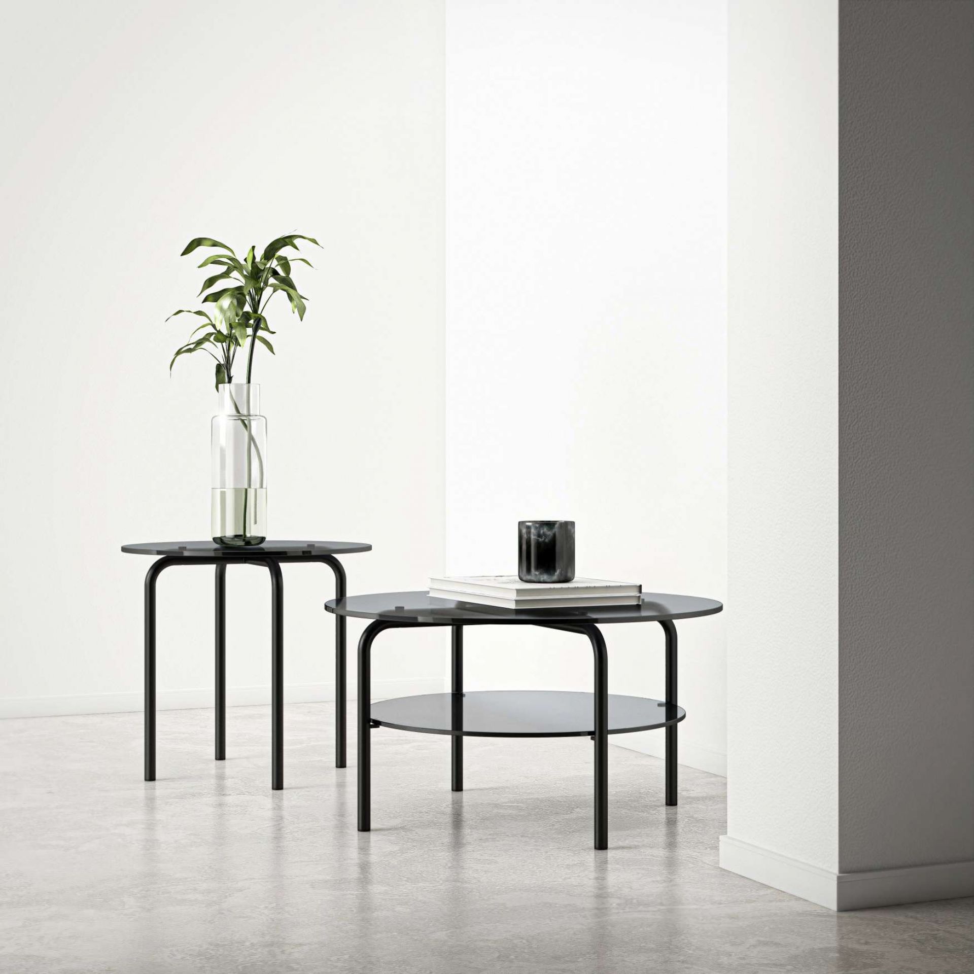 MR 516/1 Table basse avec Compartiment de rangement  Thonet