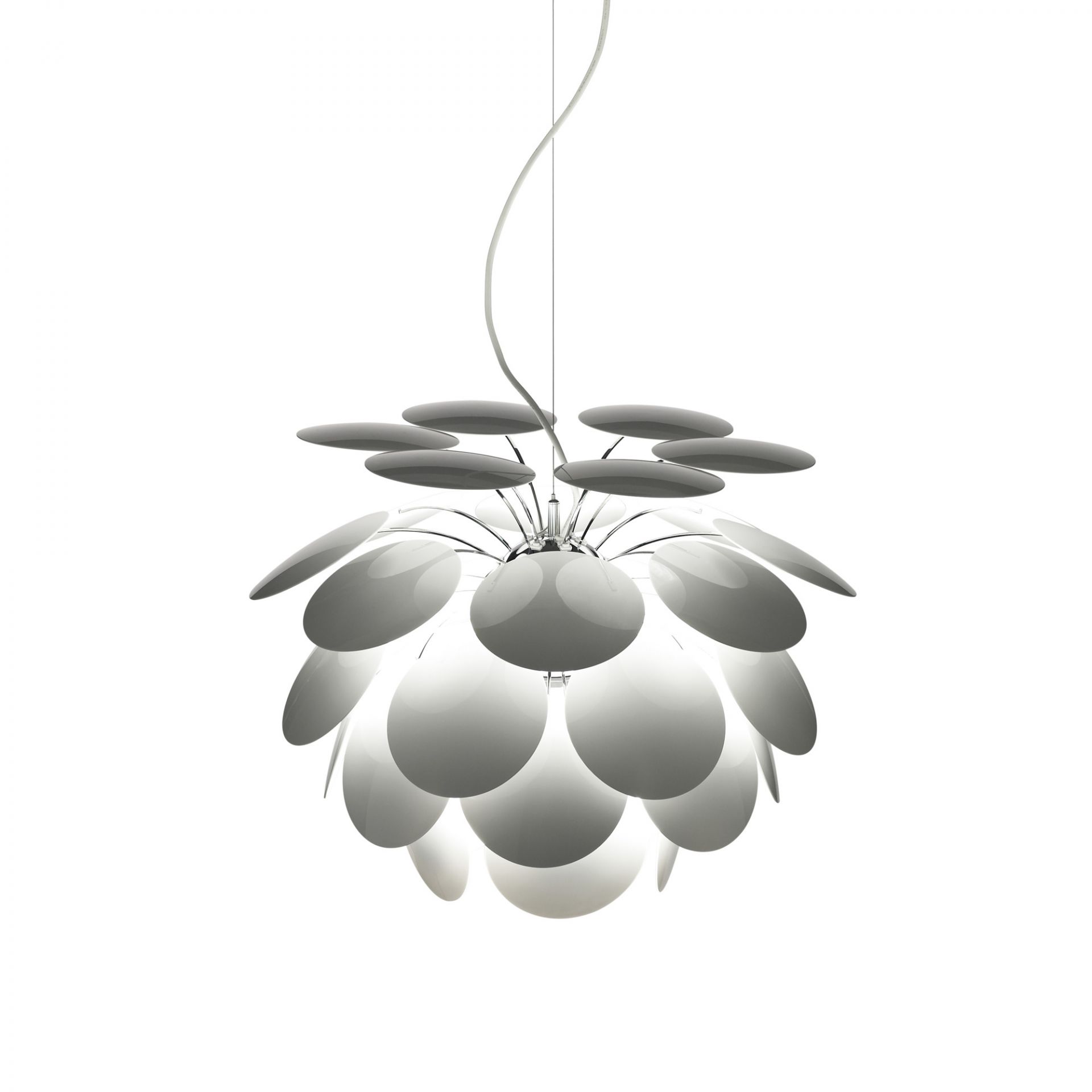 Discocó 68 / Discoco 68 LED Lampe suspension marset blanc
