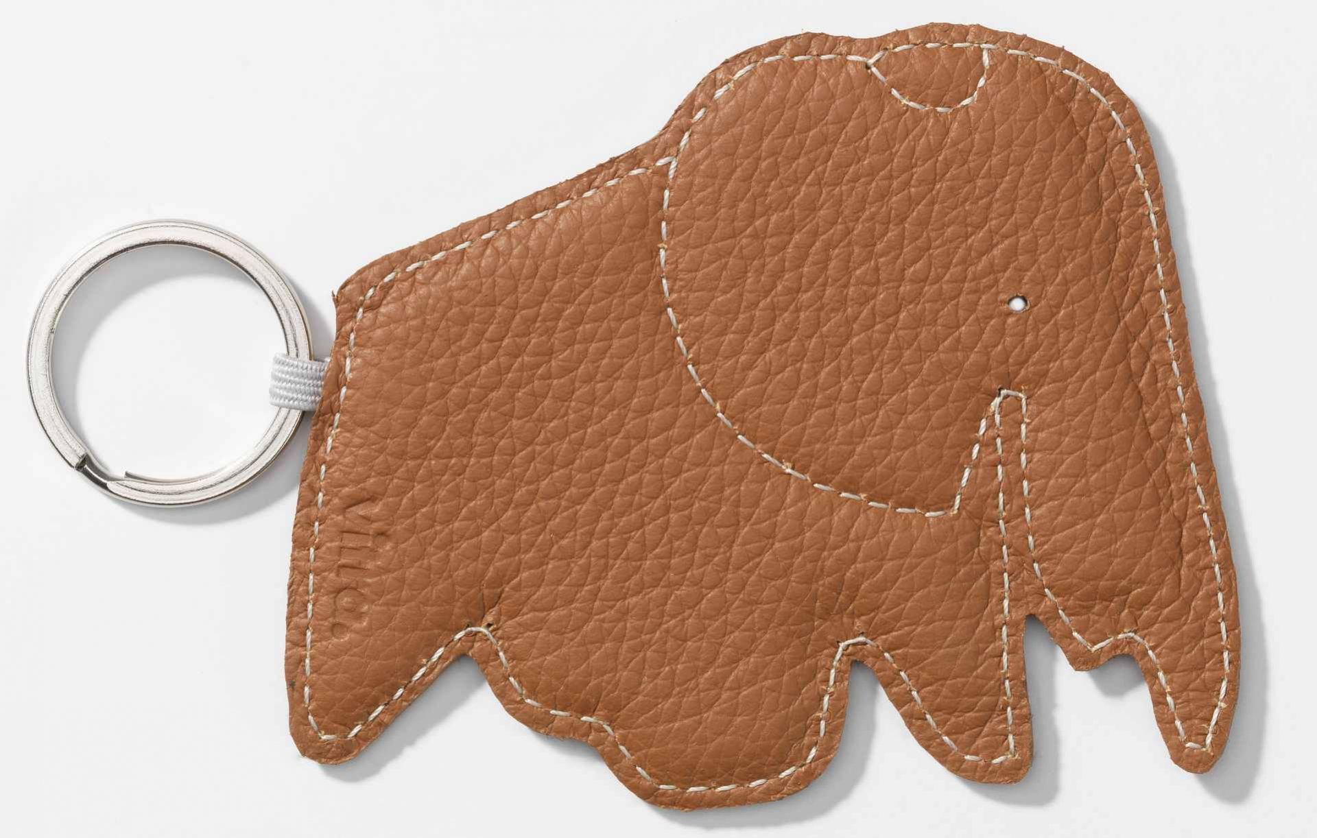 Keyring Porte-clés Elephant Vitra Cognac