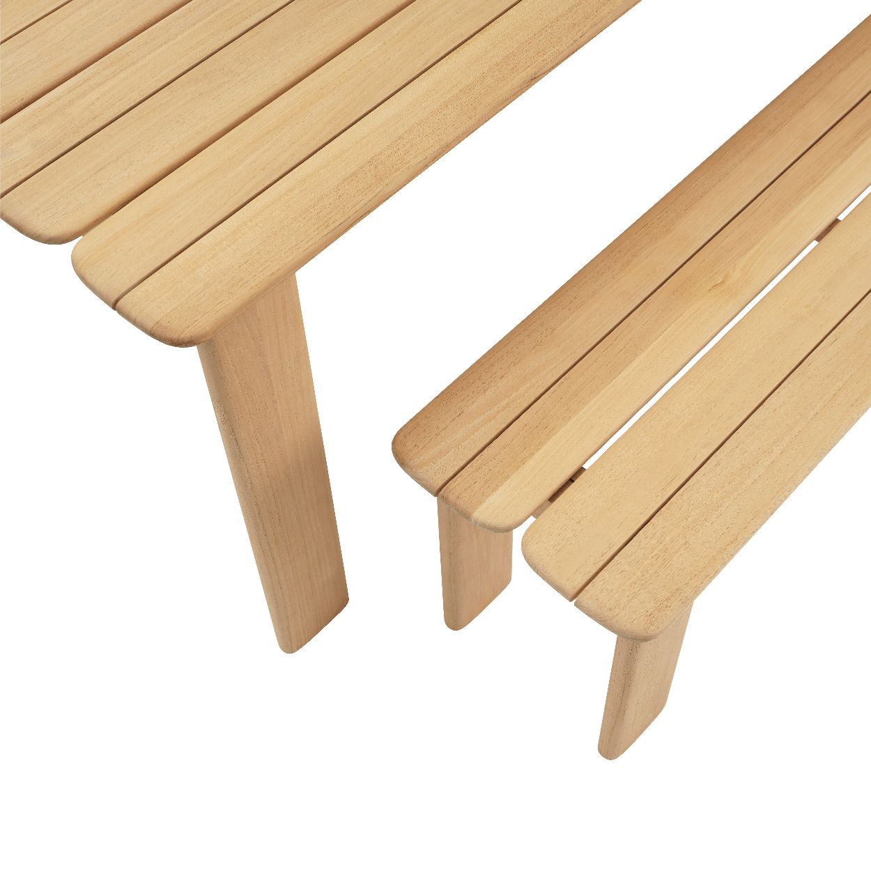 Assemble Bench Banc Teck Outdoor Muuto