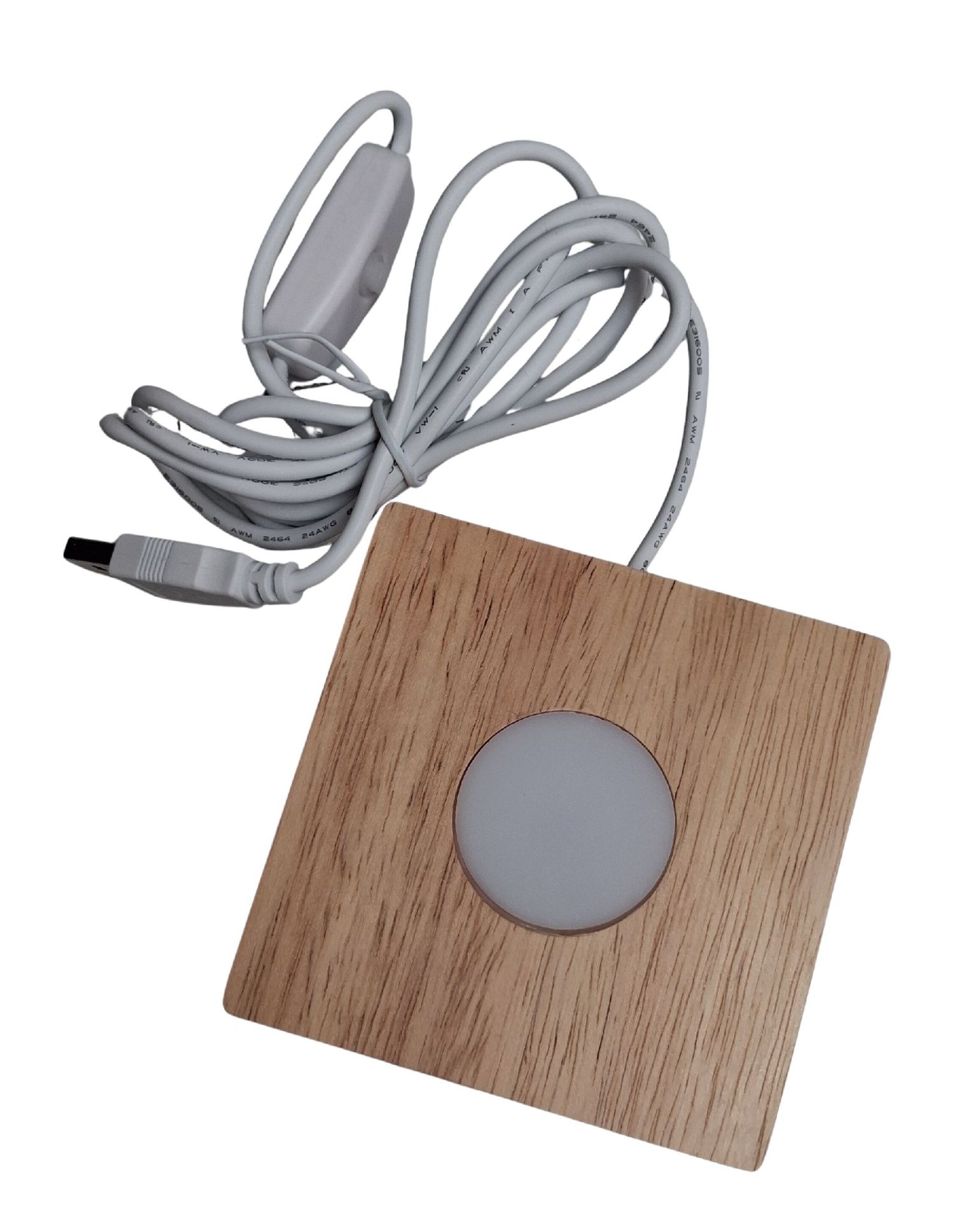 Socle en bois LED (1 pièce) pour lampes de poésie lampes à sac lumineuses Räder