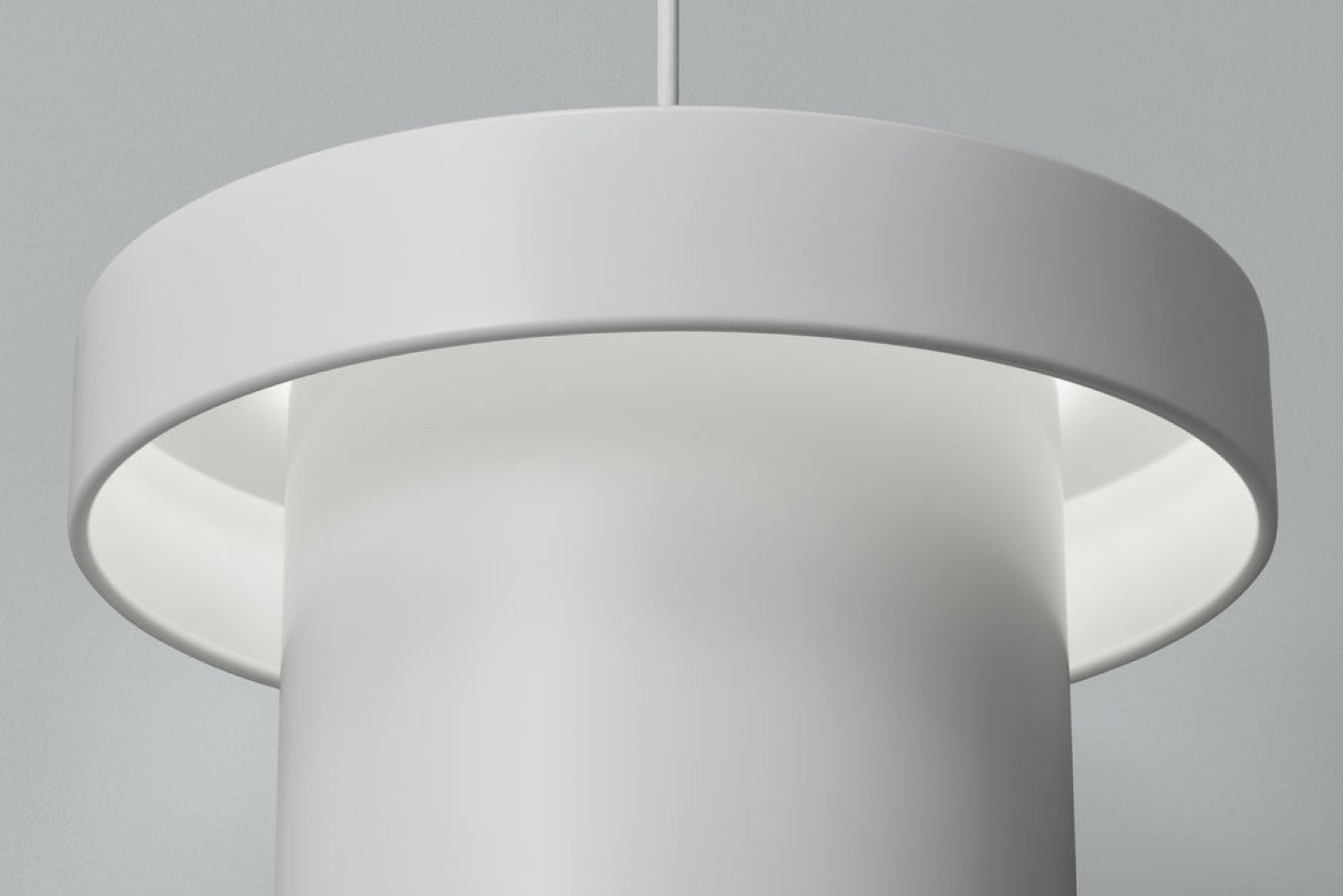 A201 Pendant light Lampe de suspendue Artek Blanc - Laiton