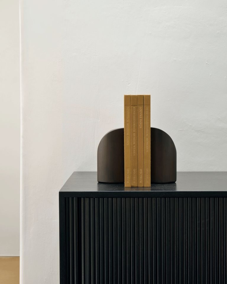 Roller Max buffet avec 2 portes teck noir Ethnicraft
