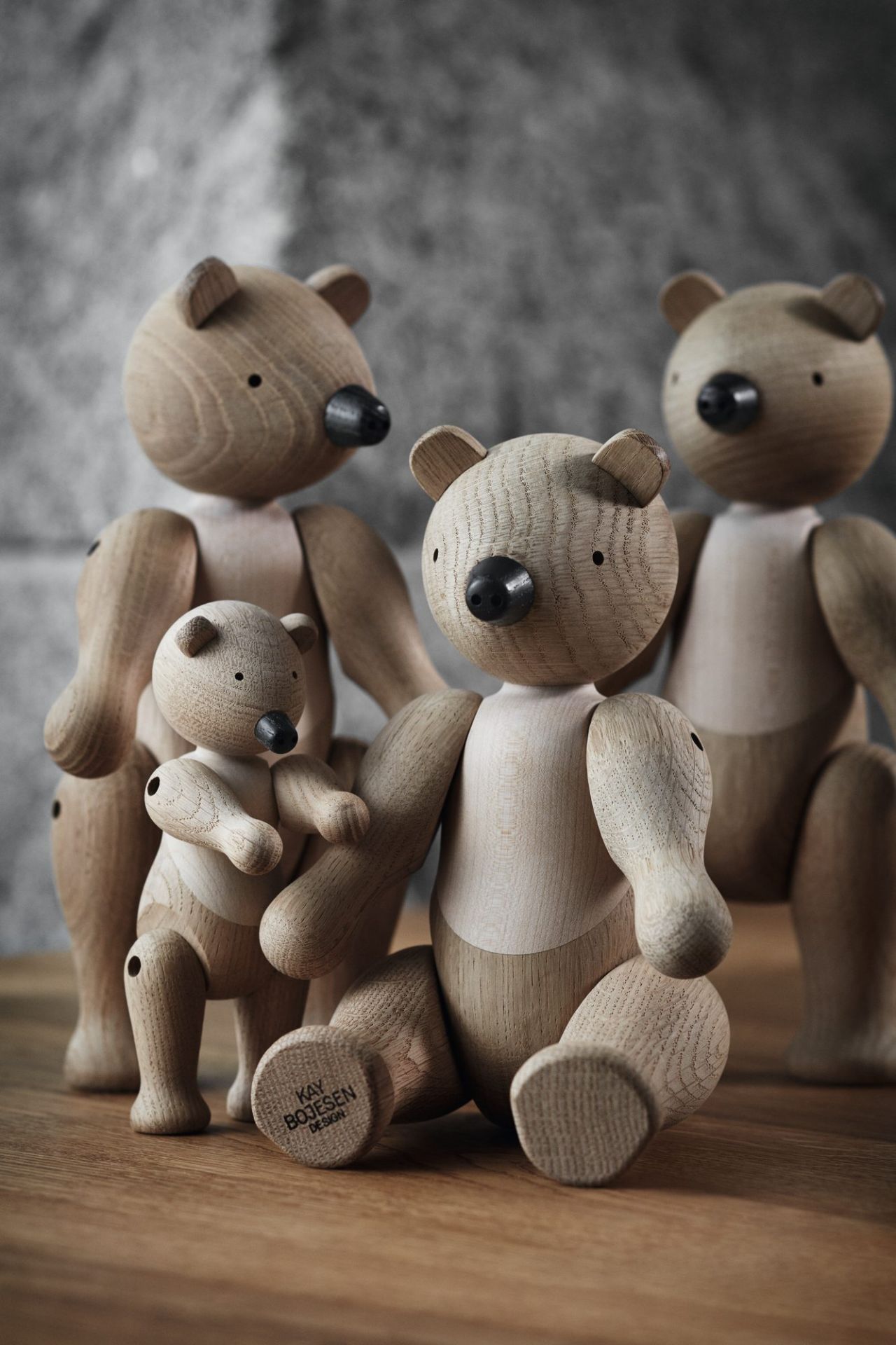 Ours Figure en bois moyen Kay Bojesen