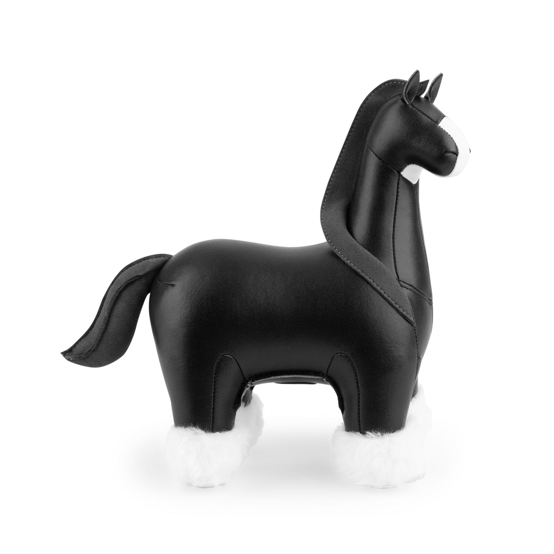 Serre-livres cheval Shire noir/gris foncé Züny