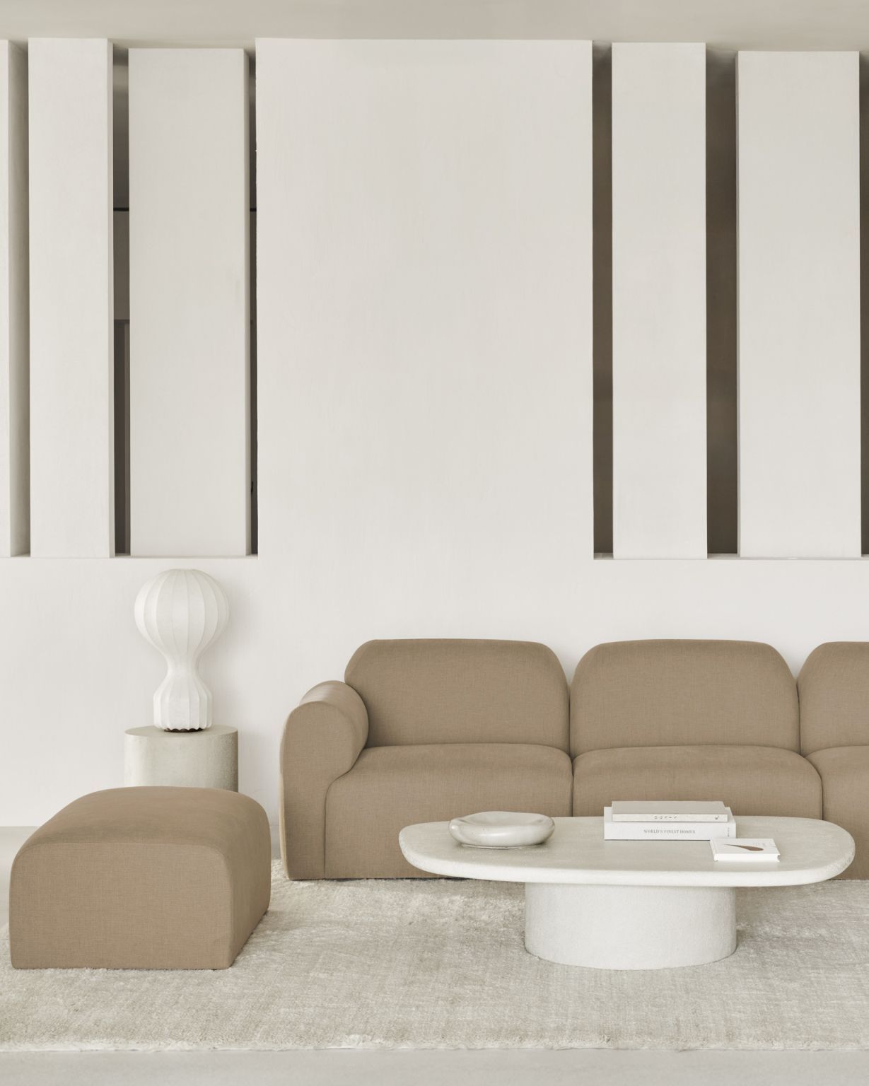 Bulky Canapé modulaire Light Sepia Position couchée à droite Ethnicraft