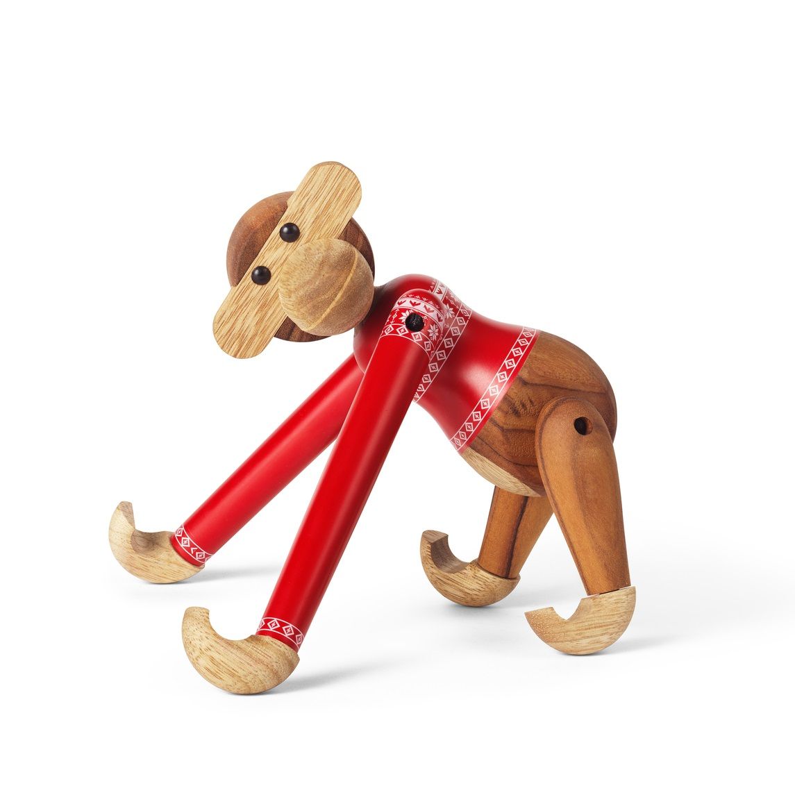 Christmas Jumper Singe 2024 petite figurine en bois Kay Bojesen