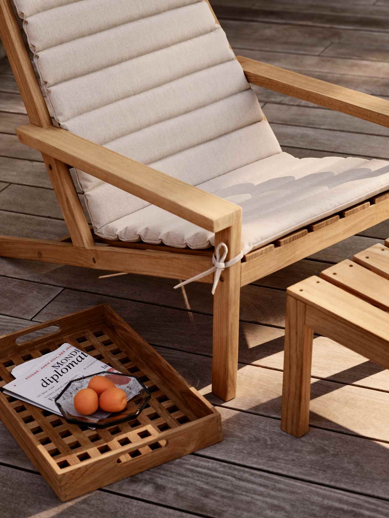 Between Lines Stool Tabouret d'Extérieur Skagerak by Fritz Hansen