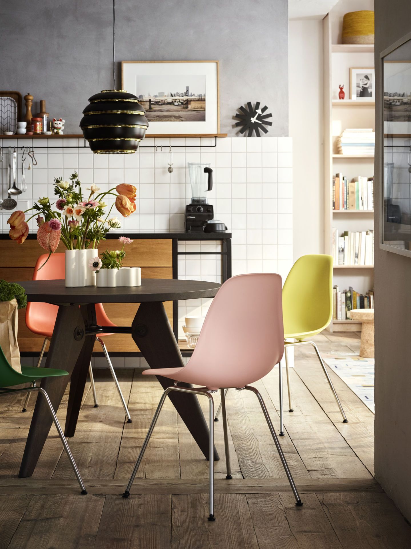 Eames Fiberglass Chair DSX chaise Vitra