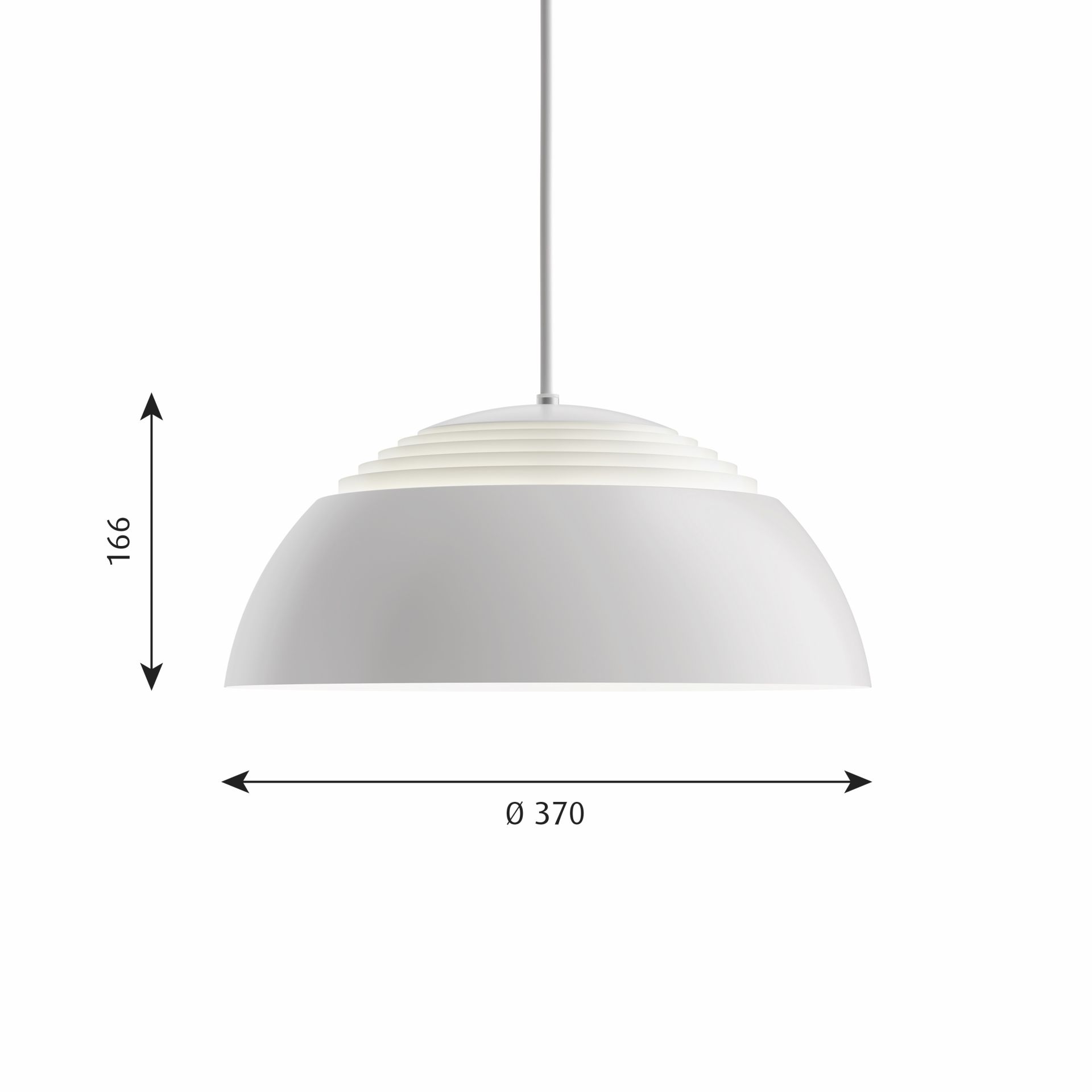 AJ Royal Pendent light Louis Poulsen