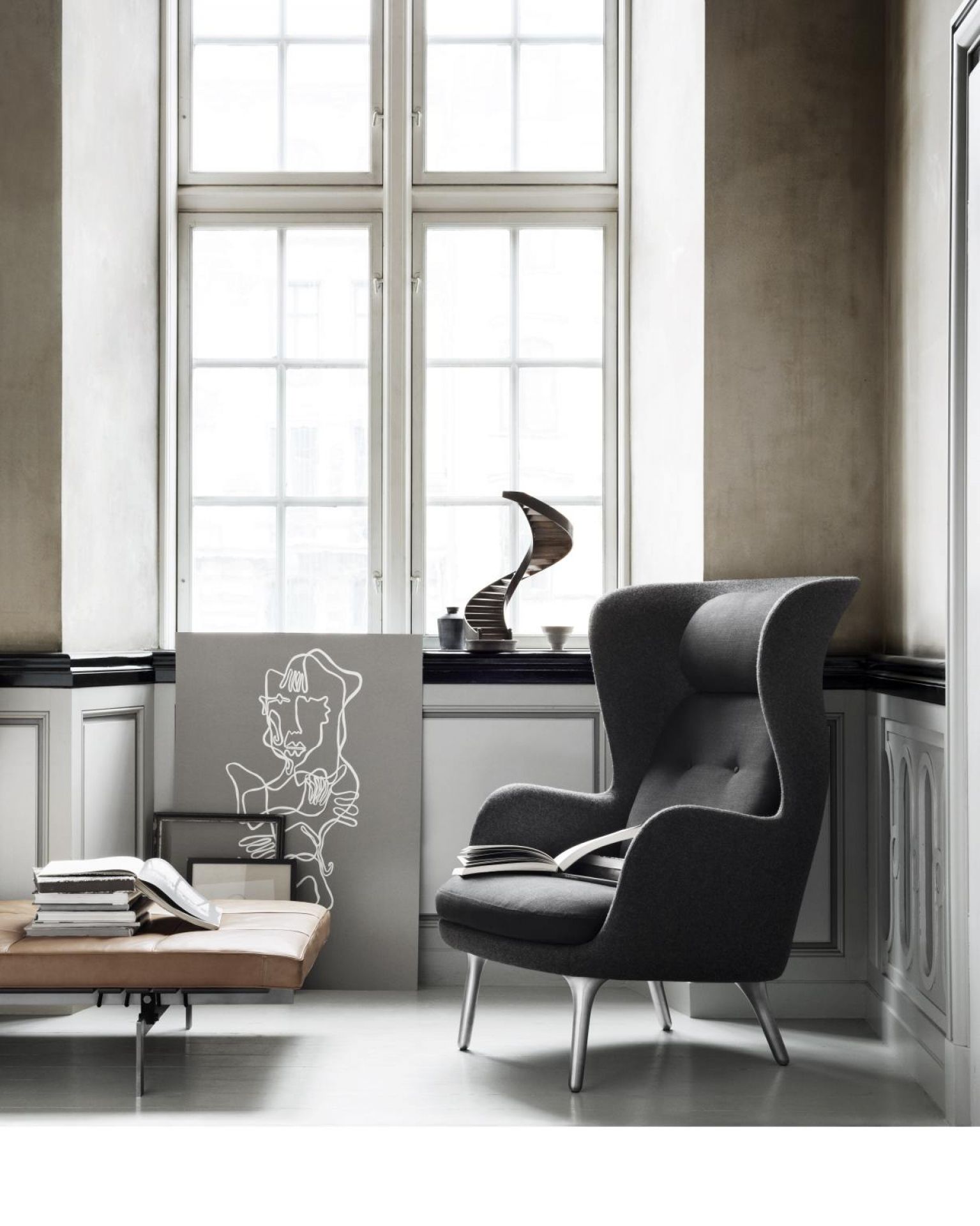 PK 80 Chaise longue Fritz Hansen