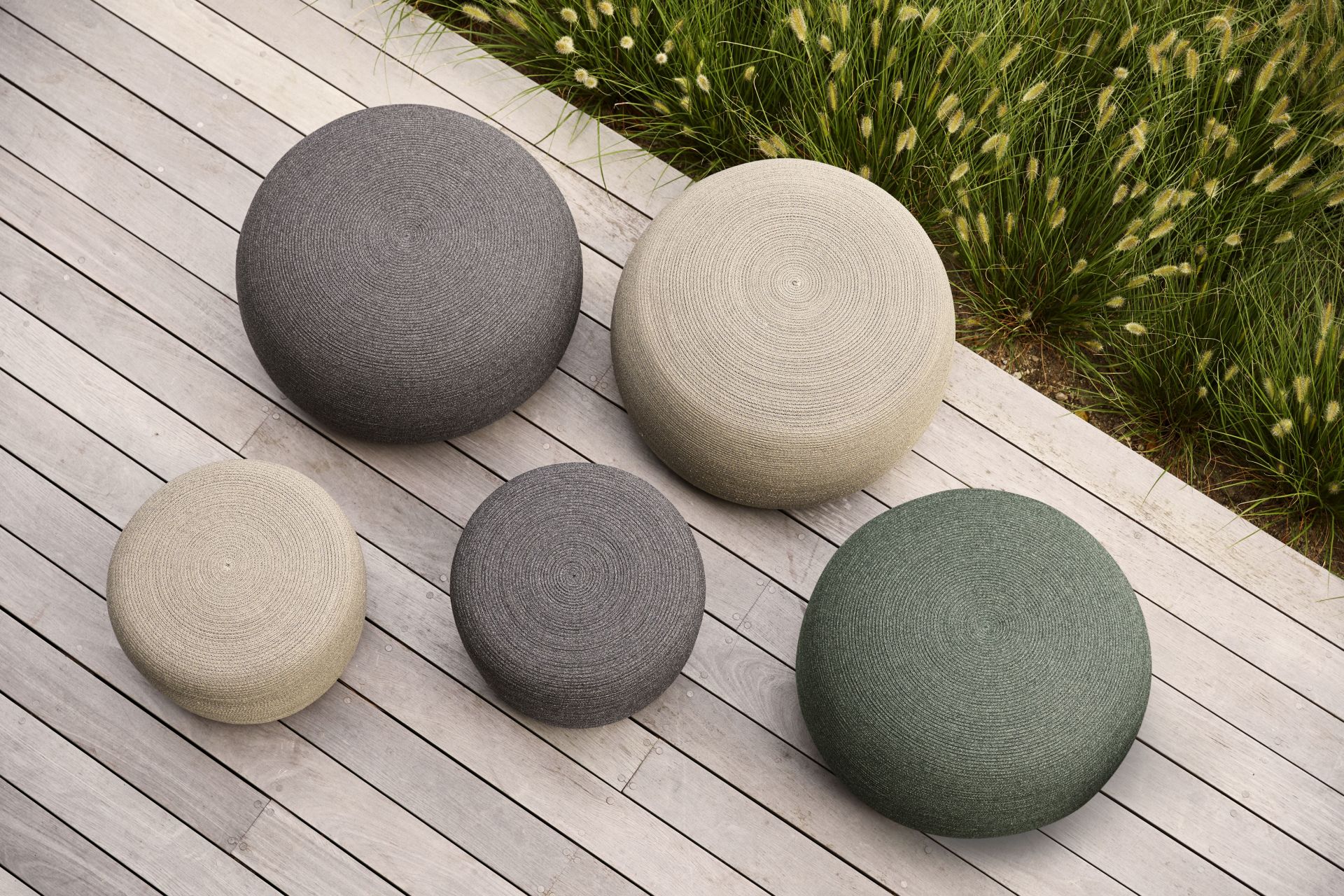 Circle Tabouret Cane-Line