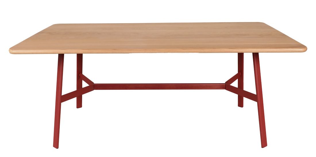 SO'O / SO O Table de salle à manger en chêne 180 × 90 cm Intérieur Fermob