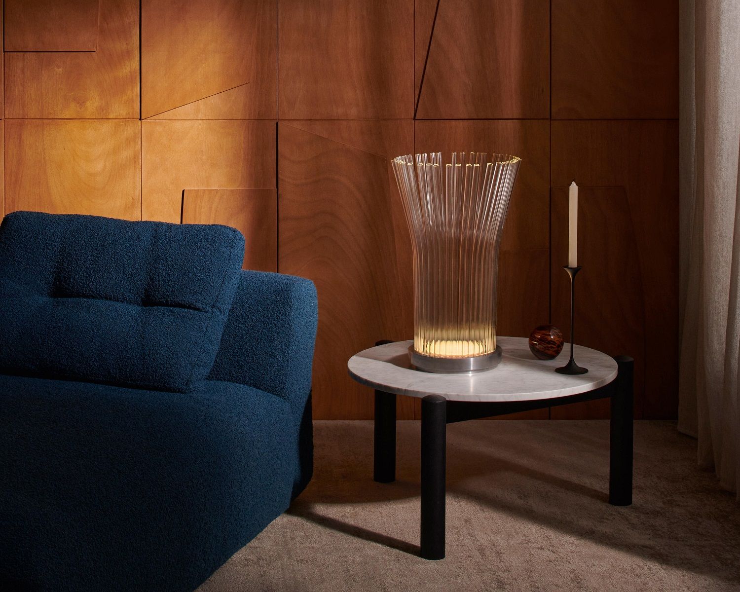 Fluxus-E lampe de table avec tiges en verre borosilicaté Cassina