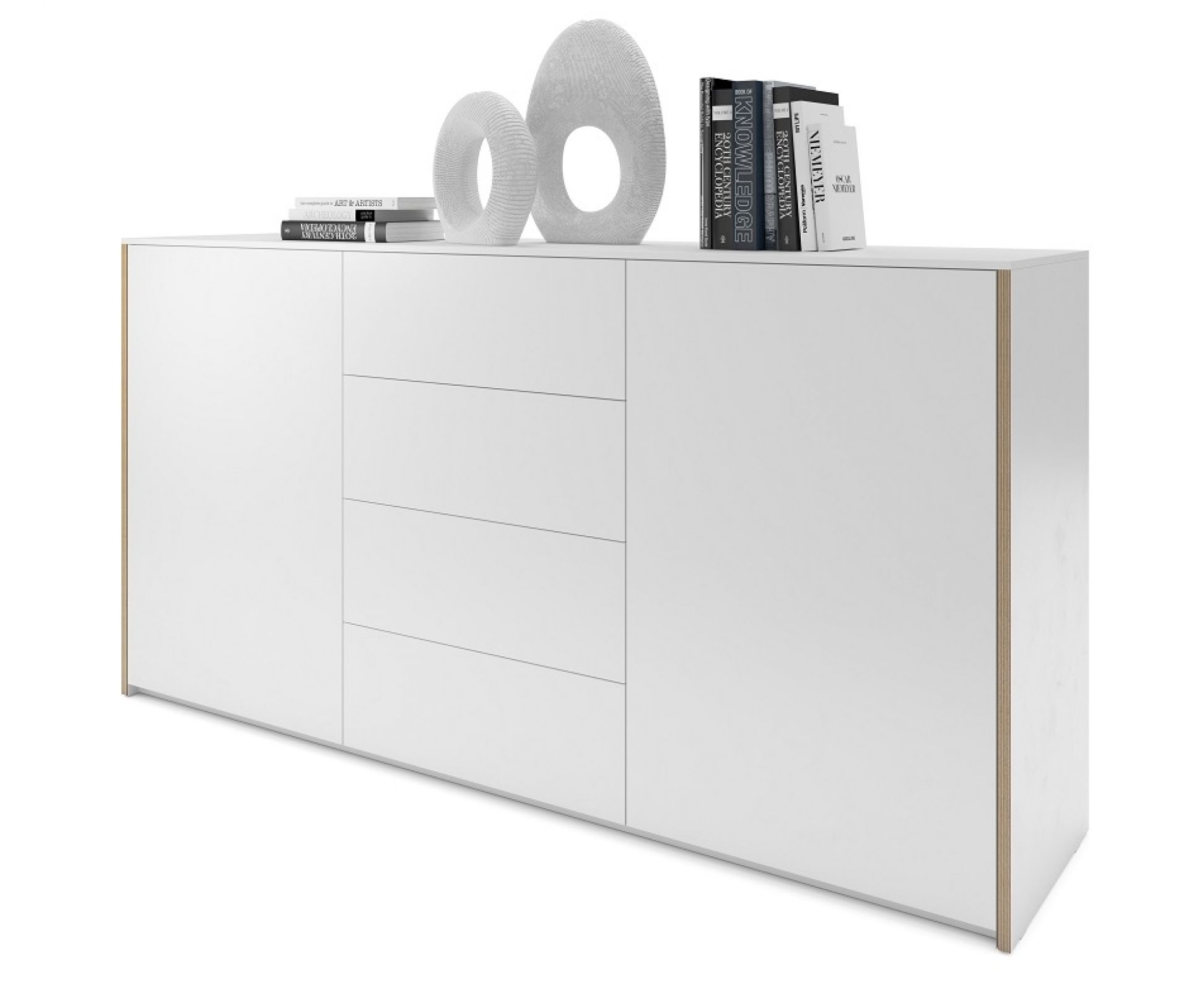 Modular Plus Sideboard avec 2 portes et 4 tiroirs Müller Möbelwerkstätten