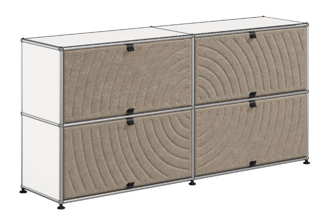 USM Haller Buffet M68 avec panneaux souples - Expédition rapide