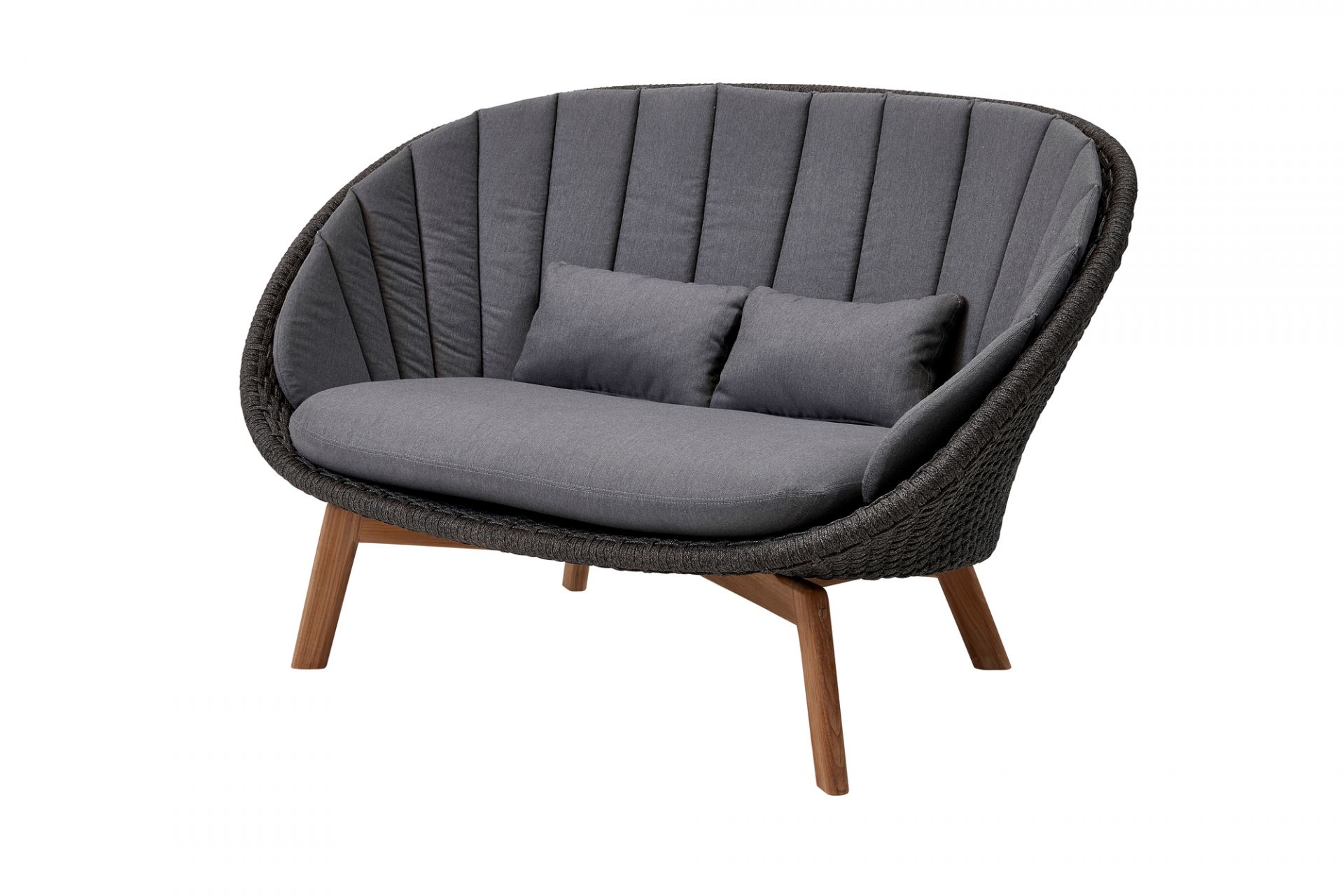 Peacock Outdoor Coussin pour Canapé 2 places Cane-Line gris