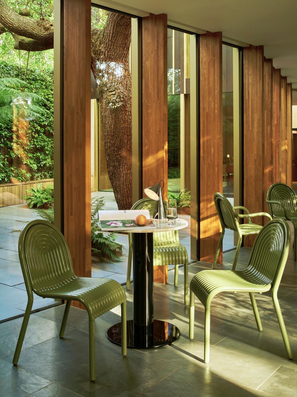 Groove Outdoor Chaise Putty Tom Dixon