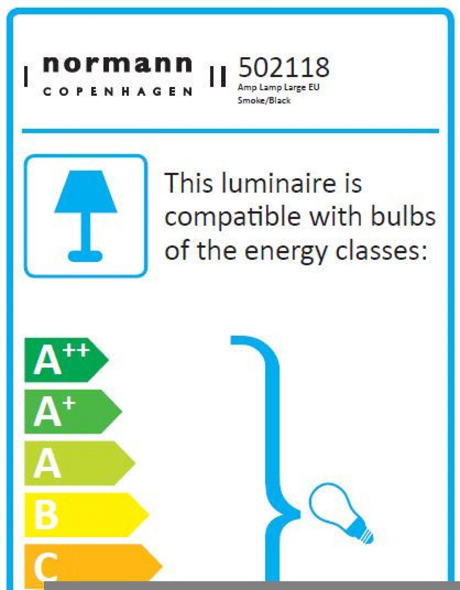 Amp Lamp Lampe de suspendue Normann Copenhagen
