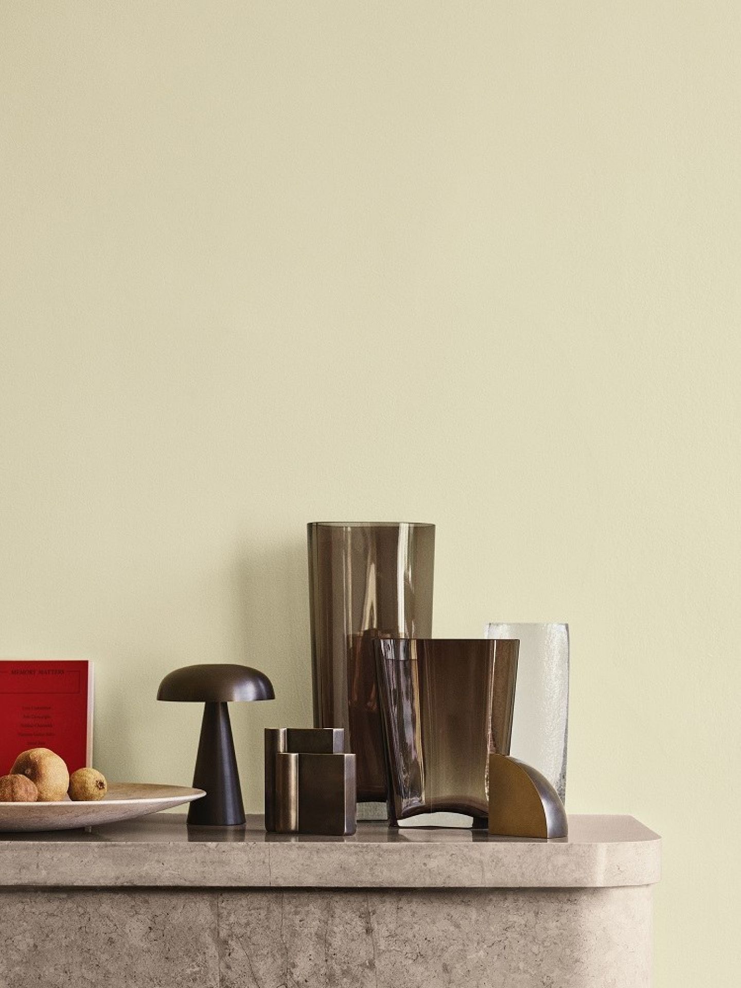 Collect Plate SC55 Bol Travertine AndTradition