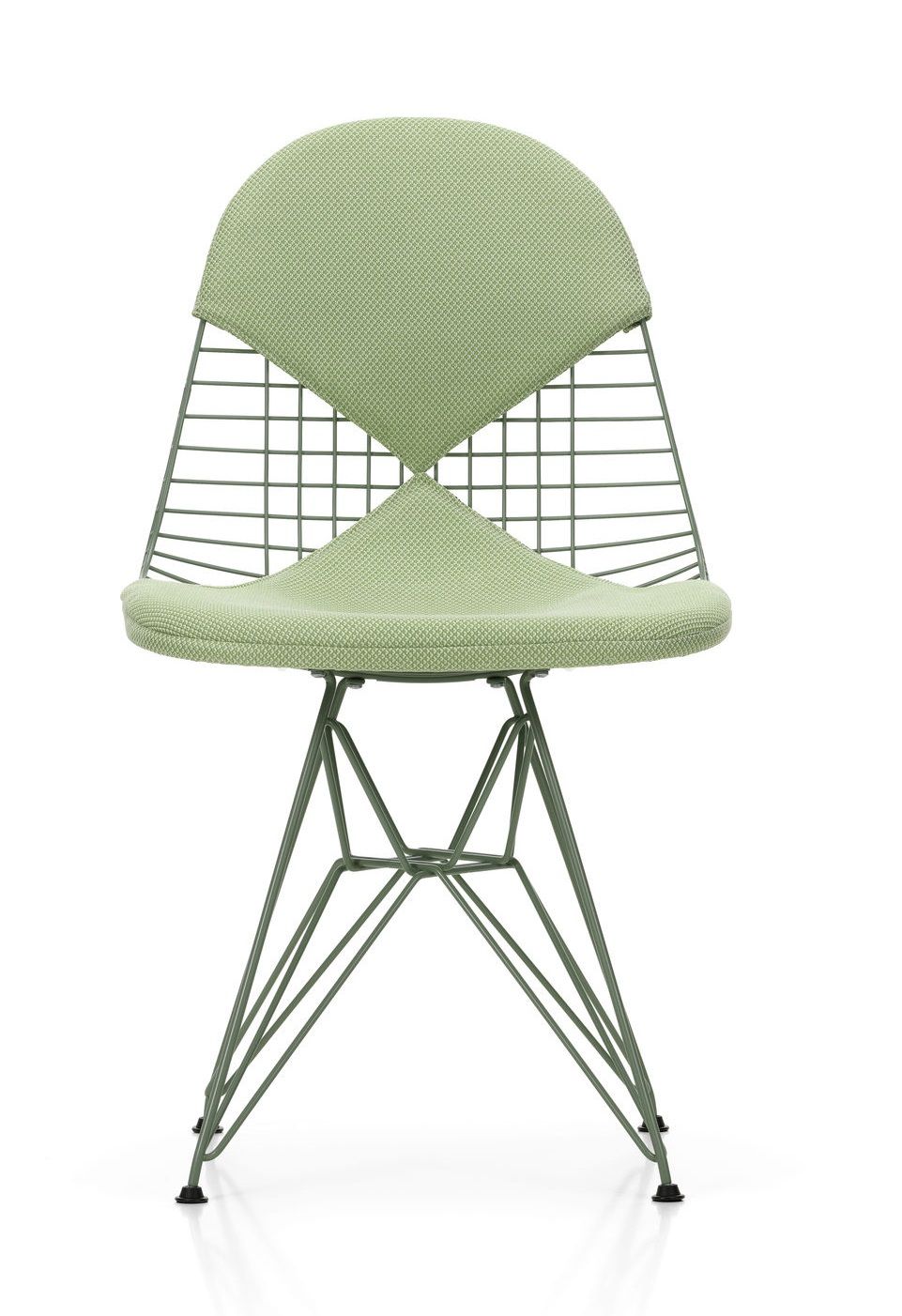 DKR-2 Wire Chair chaise avec assise et dossier rembourrés Vitra