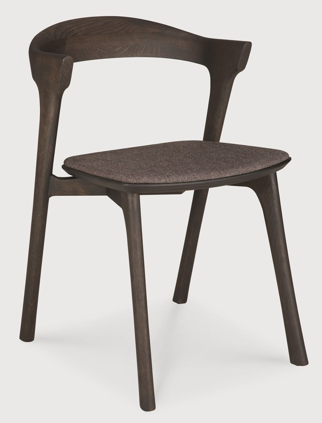Chaise Bok chêne brun / tissu brun chaud Ethnicraft