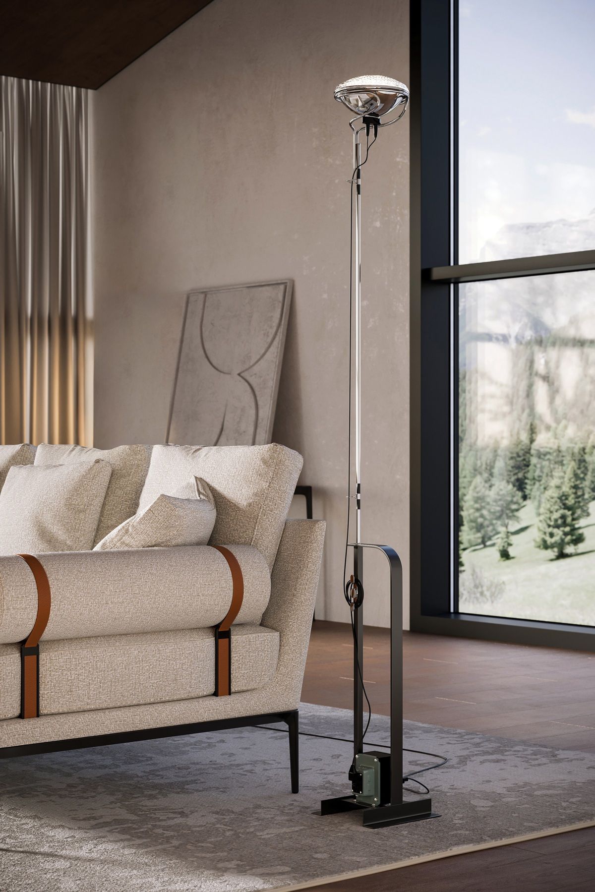 Toio Lampadaire Flos pour lumière indirecte - Différentes couleurs