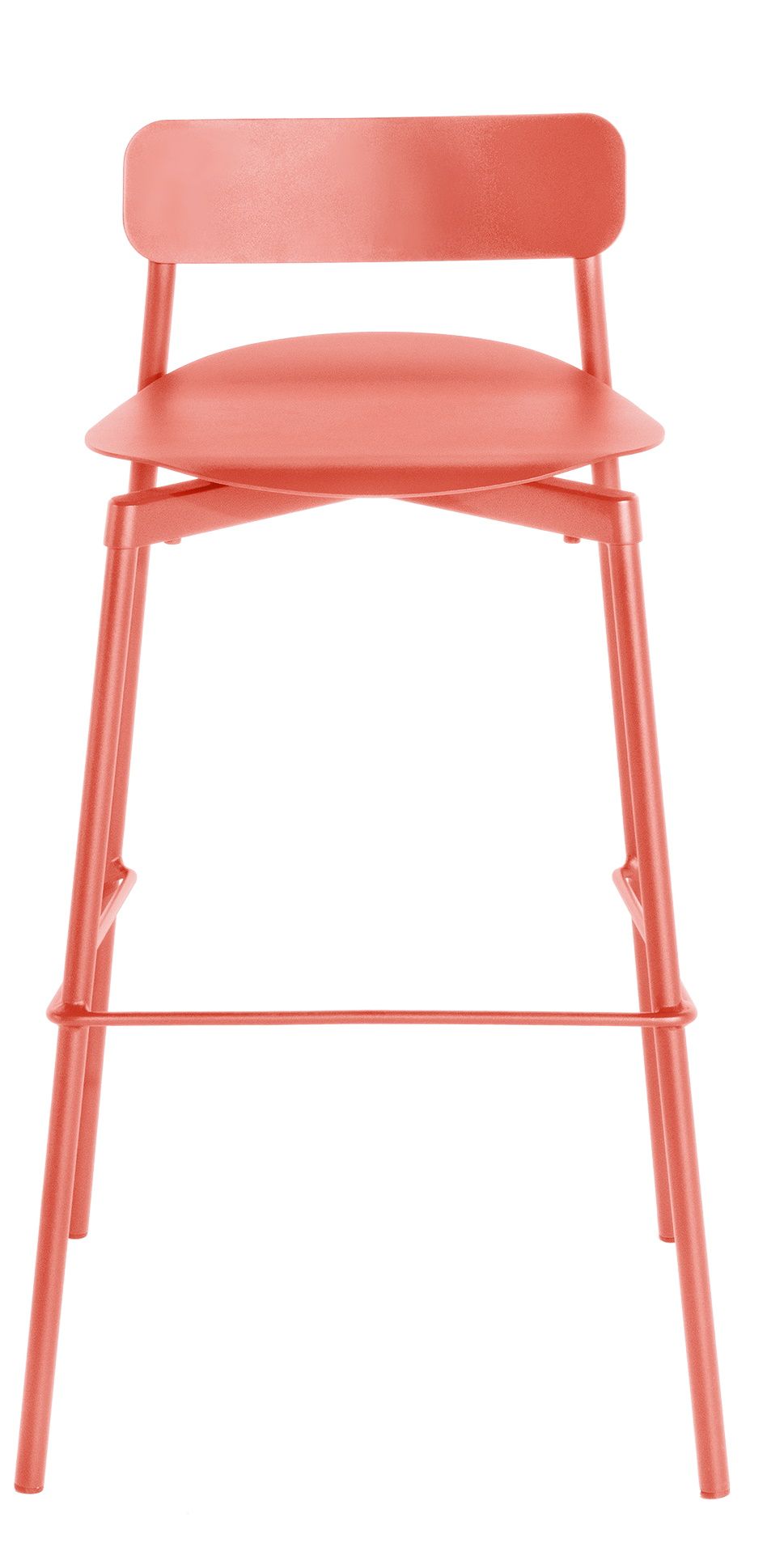 Fromme Barstool Tabouret de bar H 75 cm Petite Friture Corail Fromme Barstool Tabouret de bar H 75 cm Petite Friture Corail