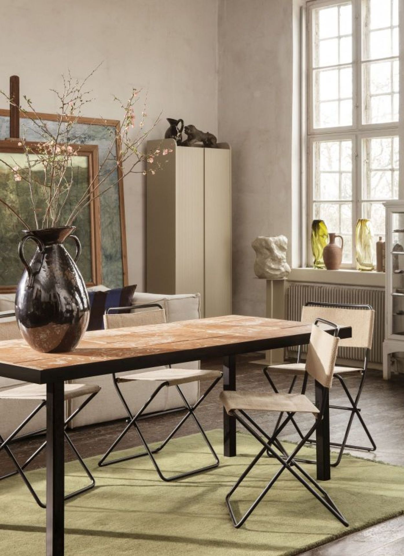 Flod Dining Table - Terracotta Tableau Ferm Living