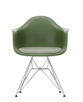 Eames Plastic Arm Chair DAR chaise avec coussin d'assise Vitra