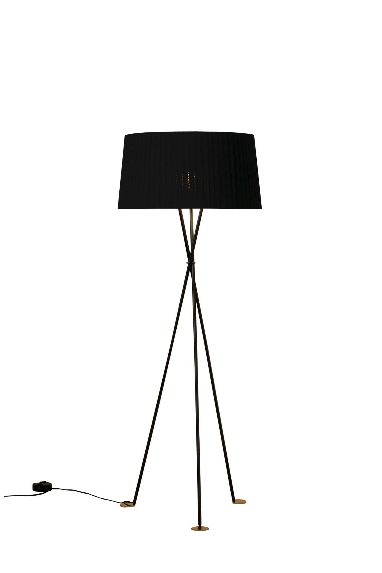 Tripode G5 Lampadaire noir Santa & Cole 